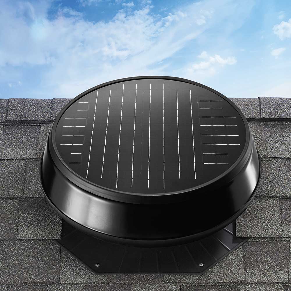 Attic fan on roof